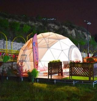 隆尧河南球形帐篷-室外浪漫乐园